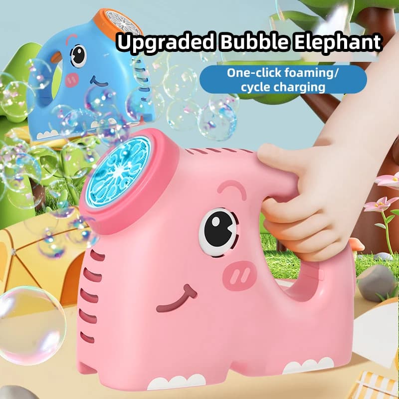 Słoniowa elektryczna maszyna do baniek