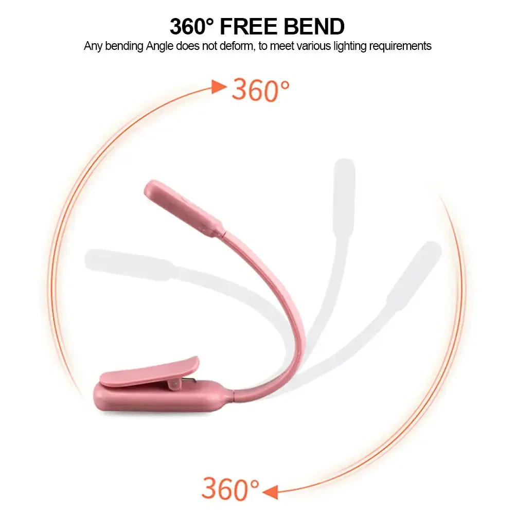 Lampka USB Mini LED do czytania