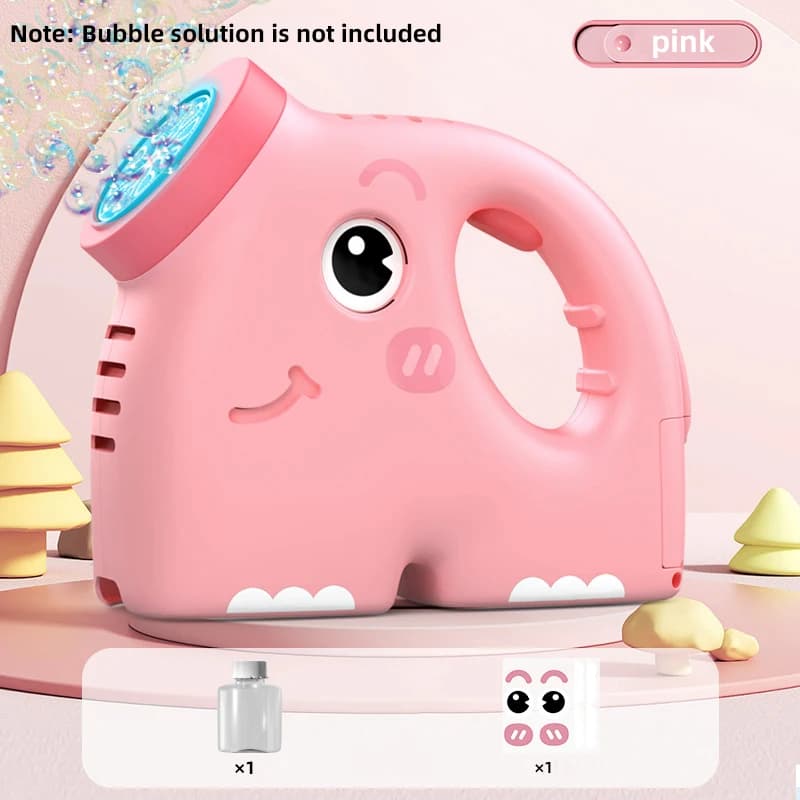 Słoniowa elektryczna maszyna do baniek